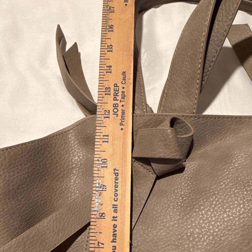 Anthropologie Ciel Winged Tote Bag in Taupe
